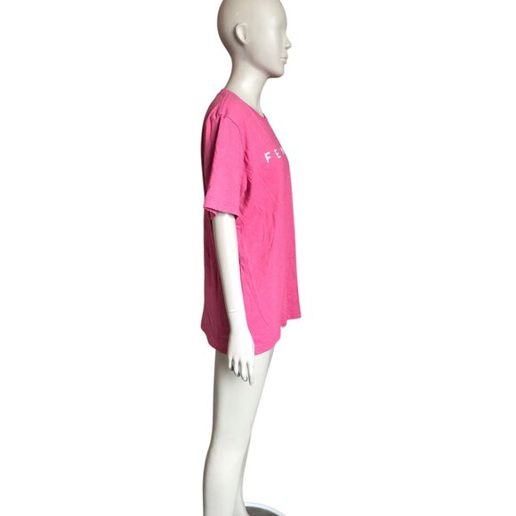 Feyonce Raspberry Pink Short Sleeve Top - Picture 3 of 5